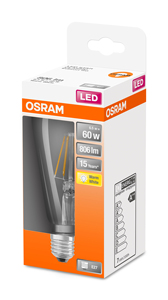 Bombilla LED Crystal, transparente, Retrofit, E27, 7W, 2700K, 806Lm (Osram 4058075434400) - Product Image 2