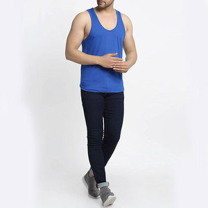 Custom 100% Cotton <b>Gym</b> <b>Vest</b> for <b>Men</b> Casual Summer Sleeveless Tank Top Workout Bodybuilding Fitness Singlet Shirt - Product Image 4