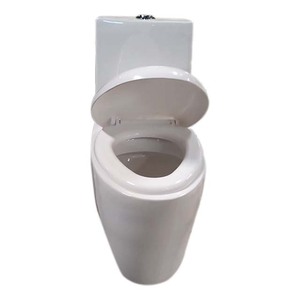 Цельный керамический туалет с двойным смывом, 117 - Product Image 6
