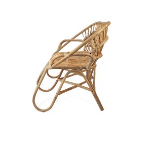 Wholesale Modern Leisure Handmade Rattan Sofa <b>Chair</b> Natural Color <b>Shell</b> for Home Furniture Bedroom Living Room Villa - Product Image 4