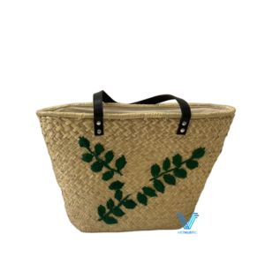 กระเป๋าถือสตรีจากเวียดนามกระเป๋าถือขนาดใหญ่สำหรับผู้หญิงกระเป๋าหิ้วเป็นมิตรต่อสิ่งแวดล้อมทำจากหญ้าทะเลน้ำผักตบชวา - Product Image 6
