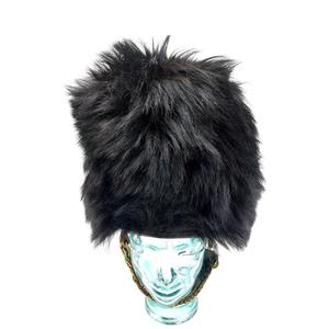 Irish Guards Bearskin Busby Bearskin Hat pour l'infanterie de Grenadier Simple Bonnet Brass Badge Uniforme du chapeau Shako - Product Image 1