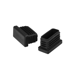 Tappo Terminale Rettangolare in Plastica per Interni Nero. 40x20 mm. Confezione da 200 Unità. - Product Image 1