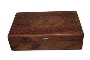 Coffret cadeau en bois rose en forme de cœur Vente à chaud Cadeaux et artisanat Boîtes en bois Panneaux muraux fabriqués en Inde - Product Image 6