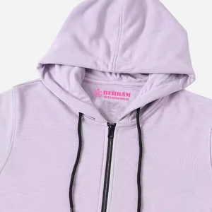 100% Cotton Zipper Hoodie Street 2026 Low MOQ Custom Hoodie Solid Plain Color Casual Wear Hoody for Man 100% Cotton - Product Image 5