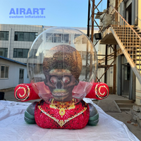 Modèle de personnage de gorille gonflable réaliste, nouveau ballon de figurine de film gonflable pour la décoration d'activités de fête