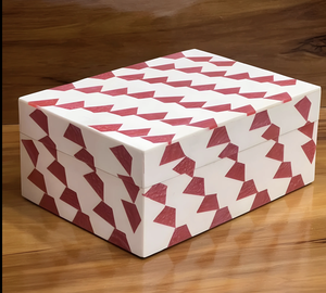 Bone Inlay Jewelry <b>Box</b> Elegant Handmade Table Decor and <b>Storage</b> Bone Inlay <b>Storage</b> <b>Box</b> Decorative - Product Image 6