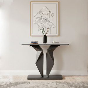 DEAS Modern Minimalist <b>Console</b> <b>Table</b> CST064 120x30x85cm Iron Legs with Stone Top <b>for</b> <b>Entry</b> Villa Living Room Bedroom Hotel - Product Image 3