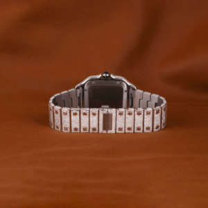 Nouveauté, montre de luxe en moissanite avec diamants glacés pour hommes, chiffres arabes classiques, affichage analogique, cadran en verre, idée cadeau - Product Image 4