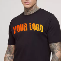T-shirts pour hommes de haute qualité, embossés, surdimensionnés, style hip-hop, 100% coton, impression de logo personnalisée, couleurs unies numériques, séchage rapide