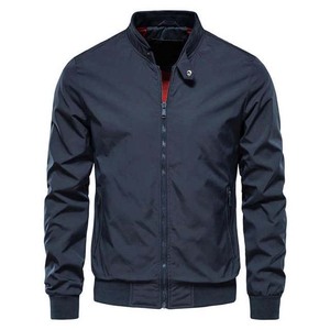 Service OEM/ODM Fabrication de vêtements pour hommes personnalisé hiver printemps manteau imperméable coupe-vent polyester bombardier vestes de rue principale - Product Image 2