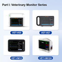 Moniteur vétérinaire portable OliveVet 12,1 pouces pour clinique vétérinaire, moniteur de signes vitaux, moniteur multiparamètres vétérinaire