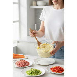 Procesador de Alimentos KC-8250 con Motor Potente de 500W, Recipiente de Vidrio de 3L, 9 Cuchillas de Titanio, Control Táctil, 220-240V 50/60Hz, Negro - Product Image 3