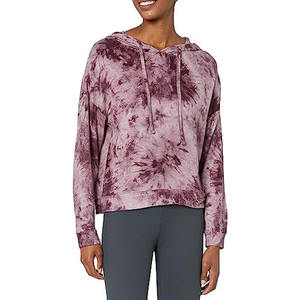 Filles Tie Dye Hoodies Sweatshirts Loose Casual Manches Longues Pull À Capuche Avec Poches Femmes Tie Dye Hoodies À Vendre - Product Image 1