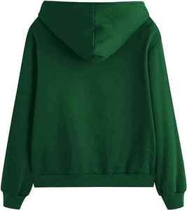 Sweatshirts à capuche décontractés à fermeture éclair en molleton uni de coupe régulière pour hommes Logo personnalisé Rhinestone Vêtements unisexes pour la saison d'hiver - Product Image 5