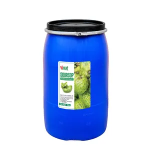 200kg Barrel VINUT Concentrate Soursop juice Vietnam Farm and Factory