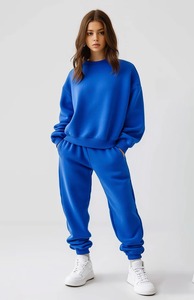Ensemble de survêtement pour femme en molleton respirant à capuche surdimensionné, nouvelle mode automne, deux pièces, vêtements de sport - Product Image 6