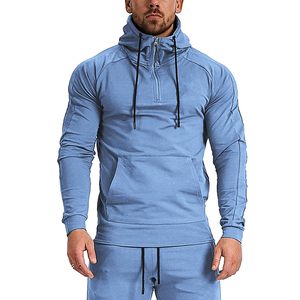 เสื้อฮู้ดฟิตเนสผู้ชาย ทรงเข้ารูป สำหรับออกกำลังกาย ฝึกซ้อม บอดี้บิลดิ้ง สไตล์แอคทีฟ - Product Image 5