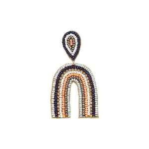 Pendientes Redondos Populares de Alta Calidad, Pendientes Bordados Elegantes Hechos a Mano, Joyería Artesanal de Diseño Creativo y Único - Product Image 1