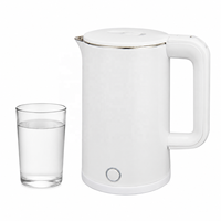 Bouilloire Électrique en Acier Inoxydable 1.6L 1.7L de Haute Qualité pour la Vente en Gros, Chauffage Rapide, Fonction Maintien au Chaud, Idéale pour la Maison et l'Hôtel