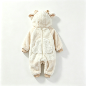 Mochila de disfraz de cordero de peluche personalizada con relleno de algodón PP para recién nacidos hasta 14 años, unisex, para fiestas. - Product Image 4