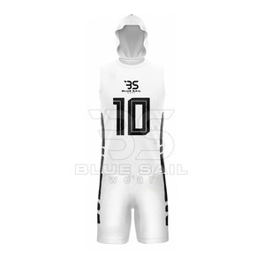 Style à capuche haute qualité 100% Polyester Compression 7v7 uniforme équipe de jeunes 7v7 ensemble de maillots - Product Image 2