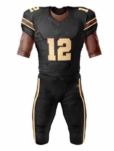 Uniforme de fútbol americano personalizable de moda para adultos Transpirable Cómodo Calidad Premium Técnicas impresas cortas - Product Image 4