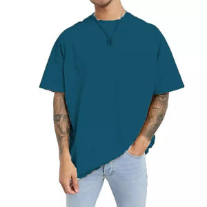 เสื้อยืดคอกลมผ้าไมโครไฟเบอร์สำหรับผู้ชายเสื้อยืดผ้าฝ้าย100% แบบเรียบสำหรับ100% ออกแบบได้ตามที่ต้องการ - Product Image 3