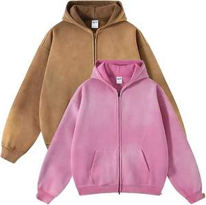 Unisex Vintage Cotton <b>Hoodie</b> Men and <b>Teens</b> Pullover with Oversized Hood and Pocket Casual Winter Sweatshirt - Product Image 3