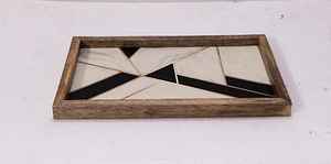 Bandeja de madera moderna para servir - Product Image 2