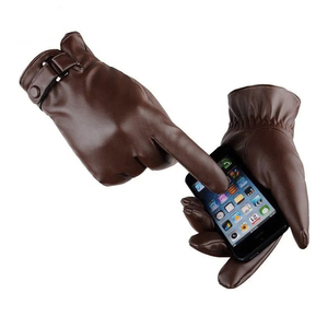 Gants de conduite unisexe imperméables et antidérapants en cuir personnalisés les plus vendus pour toutes les saisons - Product Image 2