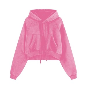 Sweat à capuche d'hiver pour femme, coupe décontractée, en molleton, col montant, écologique, couleur unie - Product Image 3