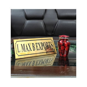 Nueva llegada Venta caliente Calidad excepcional Acabado personalizado Estilo americano Recuerdo de aluminio Urnas de cremación para cenizas - Product Image 1