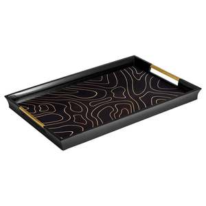 ร้านอาหาร คาเฟ่ โรงแรม อาหาร ผลไม้ กาแฟ ถาดเสิร์ฟ ภาชนะใส่อาหาร ถาดโลหะ - Product Image 5
