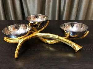 Bols modernes de luxe en aluminium écologique à double paroi faits à la main avec des textures et des finitions uniques - Product Image 2