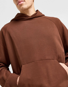 Conjuntos de Sudadera con Capucha y Pantalones Deportivos Personalizados para Hombre, Chándal con Logotipo Sólido, Traje Deportivo Marrón, Unisex, Holgado, de Algodón Acordonado, para Maternidad, Invierno, por Ako - Product Image 4