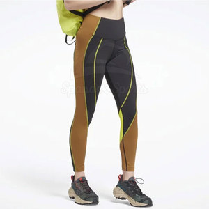 Venta al por mayor de las mujeres Medias Leggings Pantalones con protección UV Transpirable Entrenamiento de alta cintura Niñas Legging - Product Image 3