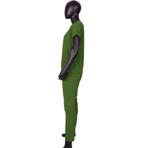 Fermeture éclair sergé pantalon gommage ensembles motif médical gommage uniformes unisexe combinaison gommages personnalisé grande taille infirmière hôpital aiguille - Product Image 4