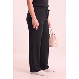 Conjunto Deportivo Modal con Bolsillos y Cordones, Negro - Product Image 3