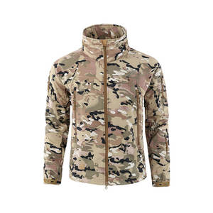 Veste Softshell de qualité export avec capuche, veste imperméable, vestes doublées, randonnée en plein air - Product Image 3