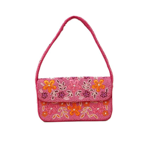 MD HANDICRAFTS Sac à main avec broderie perlée de style designer pour soirée Sac à main élégant avec broderie perlée - Product Image 5