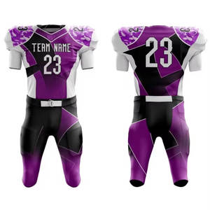 ชุดยูนิฟอร์มอเมริกันฟุตบอลชาย ดีไซน์ทันสมัย น้ำหนักเบา สวมใส่สบาย เสื้อเจอร์ซีย์และกางเกง - Product Image 1