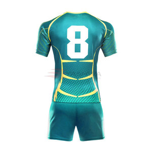 Fabrication en usine de vêtements de sport, uniforme de rugby, couleur personnalisée, uniforme de rugby de haute qualité pour adultes - Product Image 4