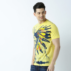 เสื้อยืดผู้ชายแนวสตรีทพิมพ์ลาย Dtg สีดำขนาดใหญ่พิมพ์ลายกราฟิกเสื้อยืดผู้ชายน้ำหนัก300กรัม - Product Image 4