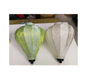 Vintage Style Silk <b>Lanterns</b> - Elegant and Durable Silk <b>Lanterns</b> with <b>Bamboo</b> Frame and Tassel for Home Decoration - Product Image 5