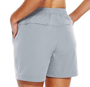 Combinaisons de sport dos nu pour femmes de qualité supérieure Combinaisons décontractées pour entraînement Short de survêtement à cordon Spandex/Nylon Active - Product Image 3