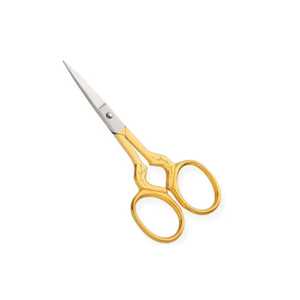 Mini ciseaux à sourcils professionnels en or, ciseaux de beauté multifonctionnels, logo personnalisé, lame en acier inoxydable, lame tranchante, soins personnels - Product Image 2