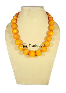 Tradebyd สร้อยคอทำด้วยมือเรซิ่นทนทานน้ำหนักเบาของขวัญเครื่องประดับสำหรับวัยรุ่นผู้หญิง - Product Image 2