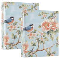Carpeta Planificadora Plegable para Profesor, Material PET, para Aula y Oficina en Casa, con Diseño Floral Impreso en UV 4K Personalizado