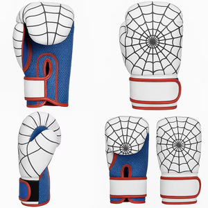 Gants de boxe en matériau PU entièrement personnalisés avec impression de logo, différentes tailles, fabricant d'entraînement, gants de boxe avec logo privé - Product Image 1
